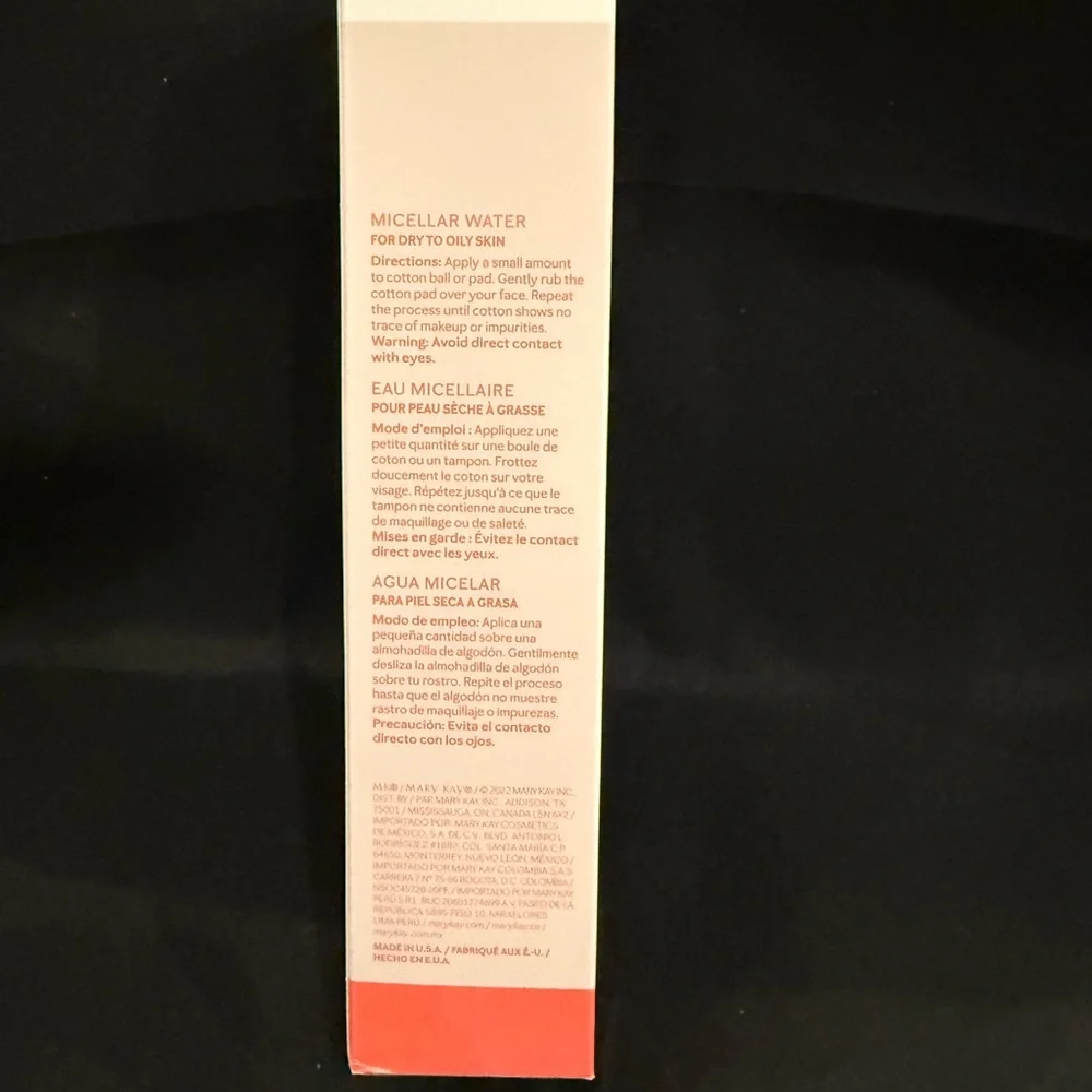 Mary Kay Micellar Water Cleanser New in Box
